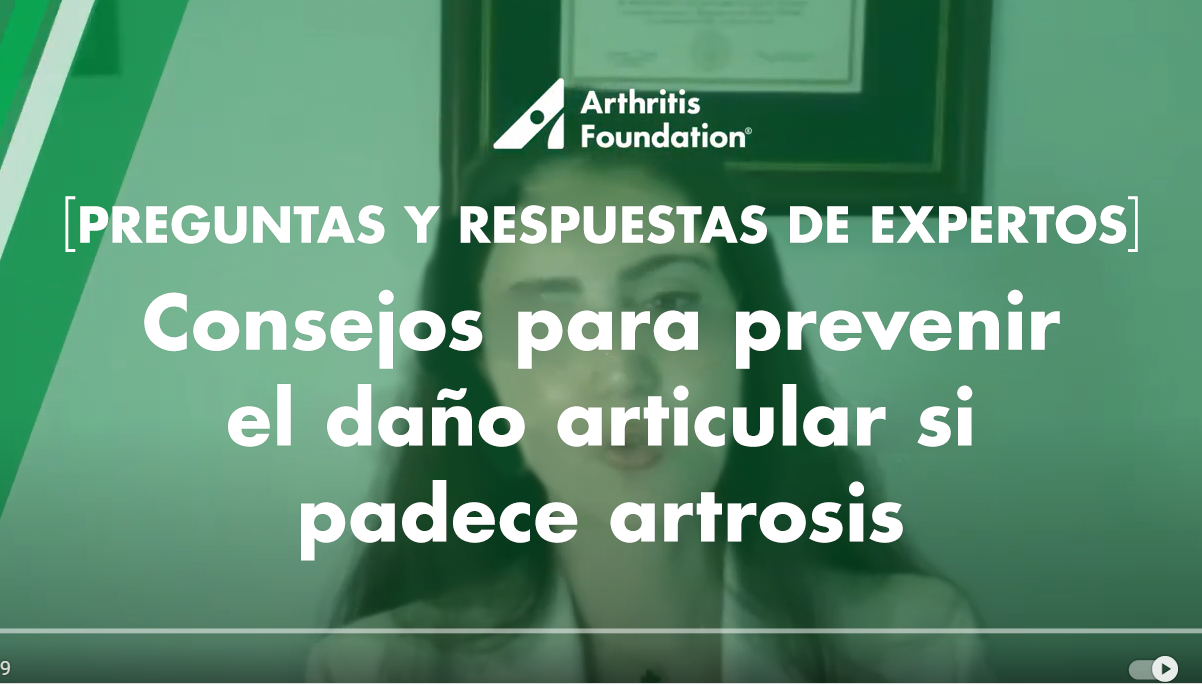 Preguntas y respuestas de expertos: consejos para prevenir el daño articular si padece artrosis